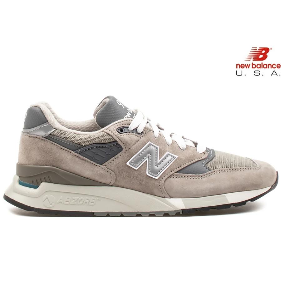 NEW BALANCE U998GR 30th Anniversary Made in U.S.A GREY D