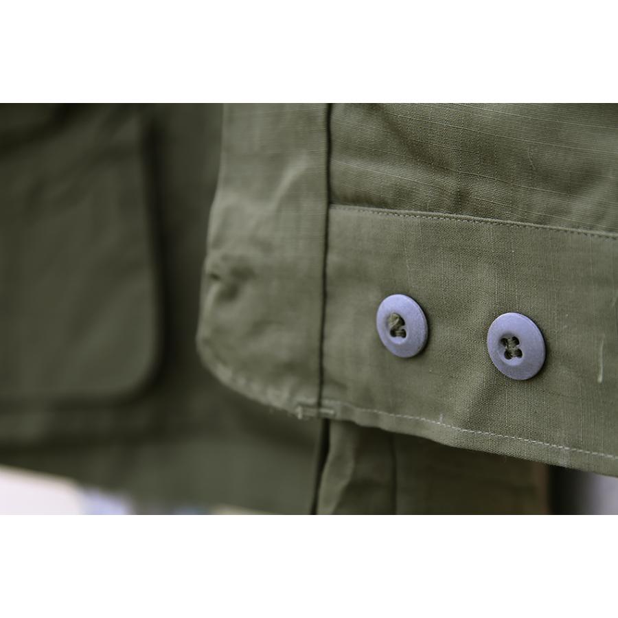 60s DEADSTOCK U.S.ARMY JUNGLE FATIGUE JACKET 4th LARGE-LONG