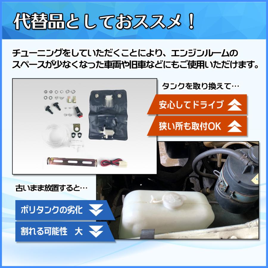 SーNET ウォッシャータンク 汎用 袋タイプ カンガルー 12V SN