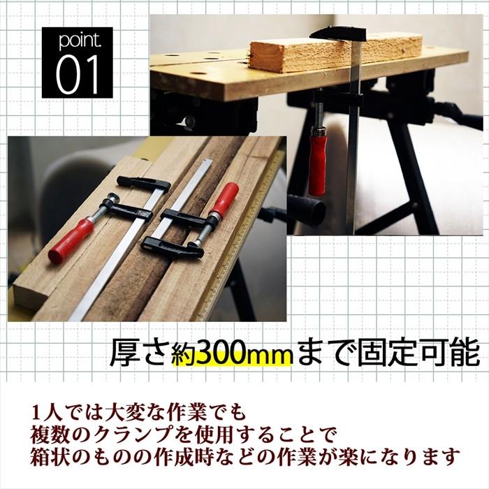 SーNET F型クランプ 300mm クランプ 工具 10本セット DIY 木工 SN