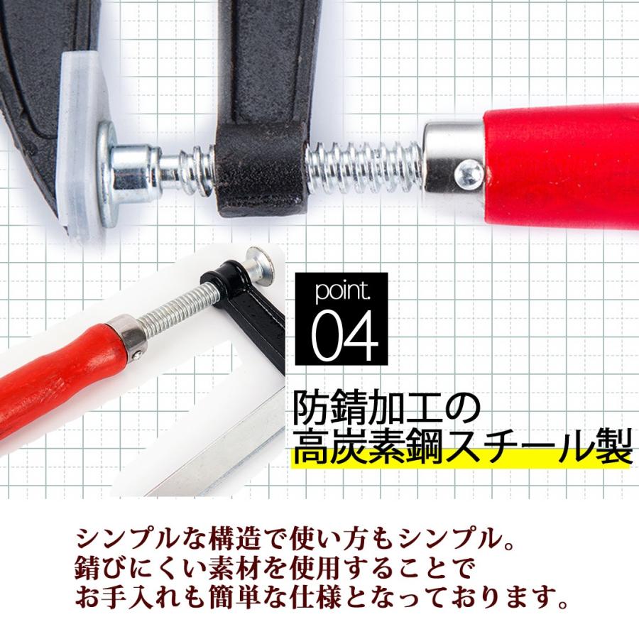 SーNET F型クランプ 300mm クランプ 工具 10本セット DIY 木工 SN