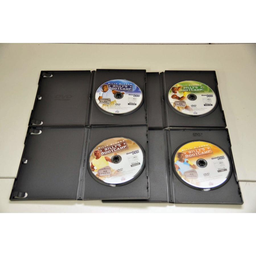 中古 ビリーズブートキャンプ DVD4枚セット シェイプアップ 軍隊式エクササイズ Billy's Boot Campクリックポスト 代引のみ送料別｜snet-shop｜03