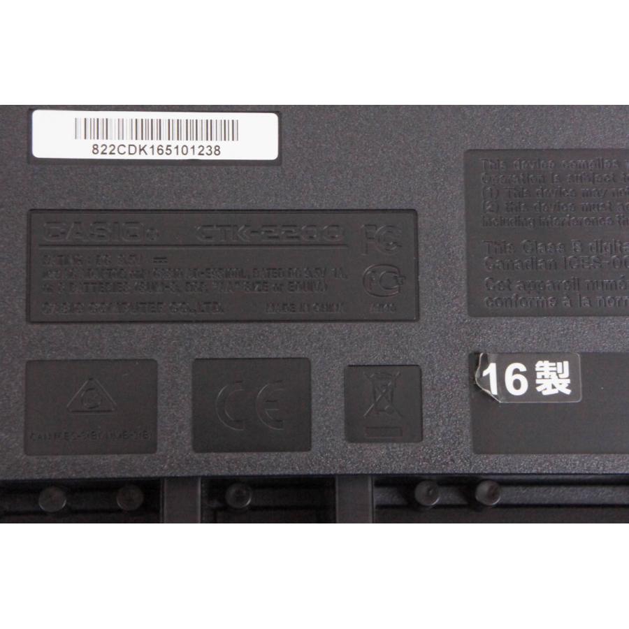 中古 カシオCASIO ベーシックキーボード 電子キーボード 61鍵 CTK-2200