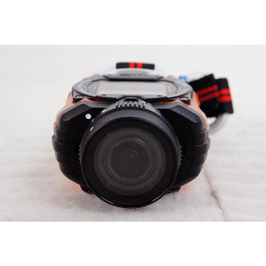中古 RICOHリコー 防水アクションカメラ WG-M1 オレンジ : エスネット