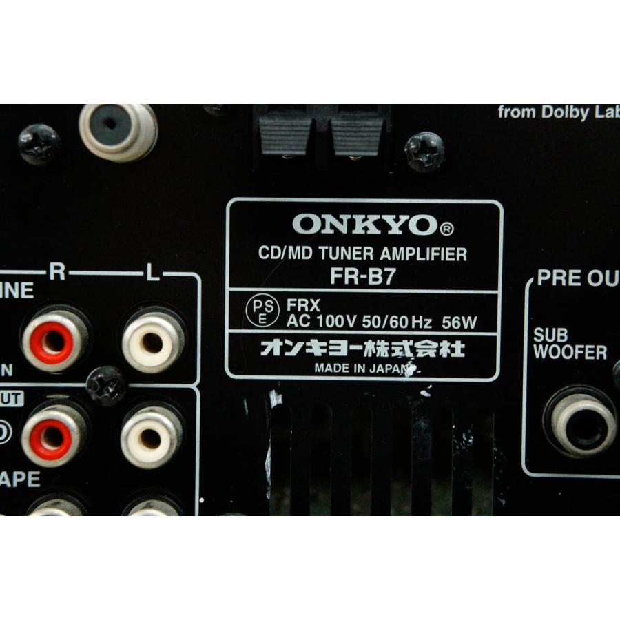 中古 ONKYOオンキヨー Hi-MDコンポ CD／MD／ラジオ MDLP対応 X-B7(Y