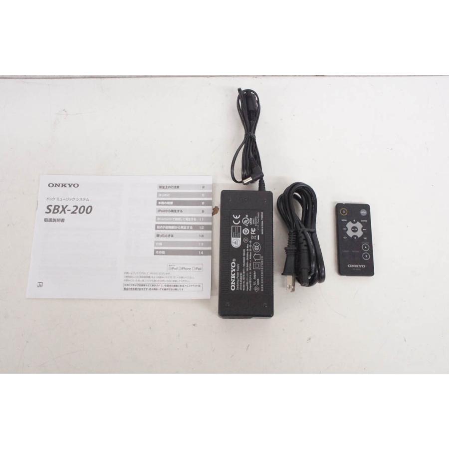中古 ONKYOオンキヨー ドックミュージックシステム Bluetooth内蔵 SBX