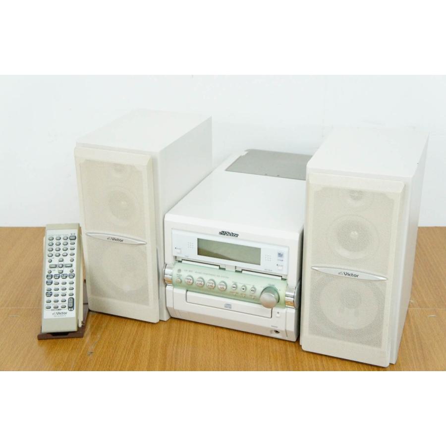Victor ビクター CDMDカセットミニコンポ(リモコン付き)CA-UXW-50-W