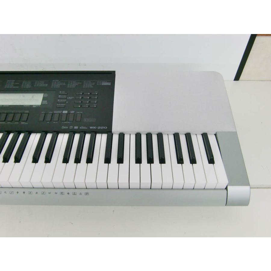中古 カシオCASIO ベーシックキーボード 電子キーボード 76鍵 WK-220 :d0624520:エスネットショップ ヤフー店 - 通販 -  Yahoo!ショッピング