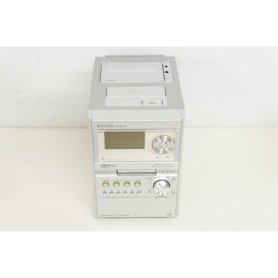 CD,MD,SD,カセットコンポデッキ Panasonic SC-PM670SD 中古 Panasonicパナソニック SDステレオシステム D-dock 5CD／SD