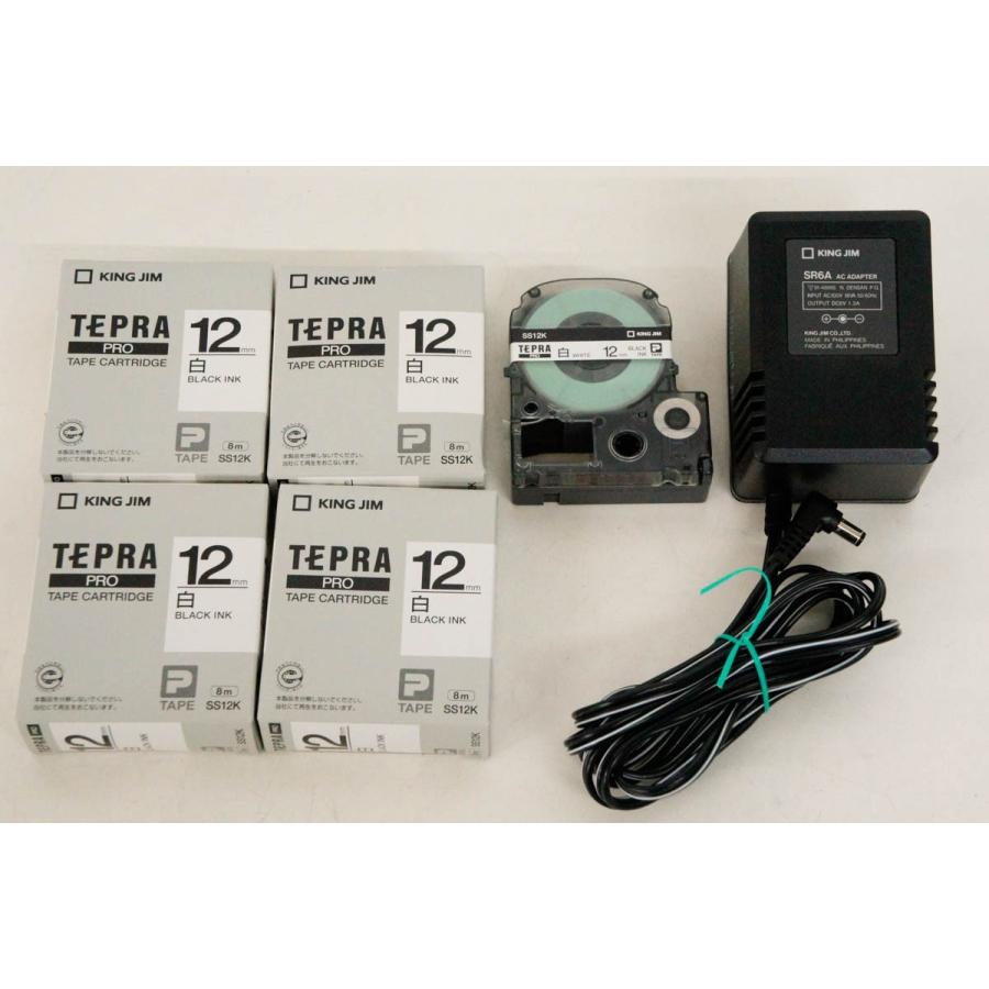 中古 KING JIMキングジム ラベルライター テプラ PRO SR606 テープ 