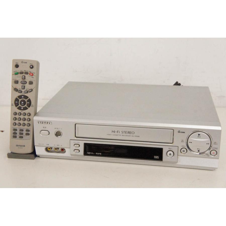 【内部清掃済】AIWA VHSビデオデッキ HV-FR30 リモコン AVケーブ 内部清掃済】AIWA VHSビデオデッキ HV-FR30 リモコン AVケーブ
