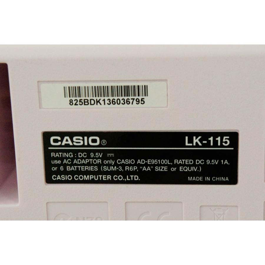 CASIO LK-115 61鍵盤　光ナビゲーション電子キーボード LK-115 - 光ナビゲーションキーボード - 電子楽器 - CASIO