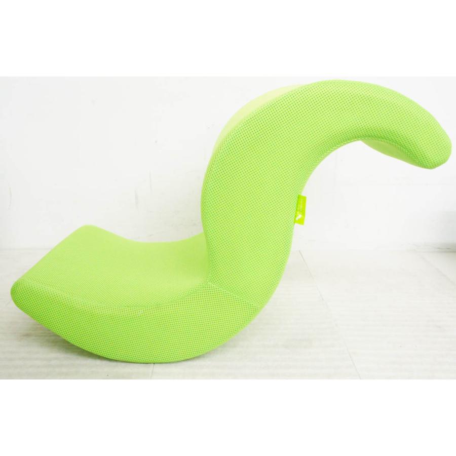 中古 ショップジャパン ゆらころん グリーン 腹筋トレーニング ながら 