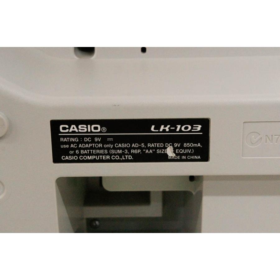 中古 CASIOカシオ 光ナビゲーションキーボード LK-103 電子キーボード
