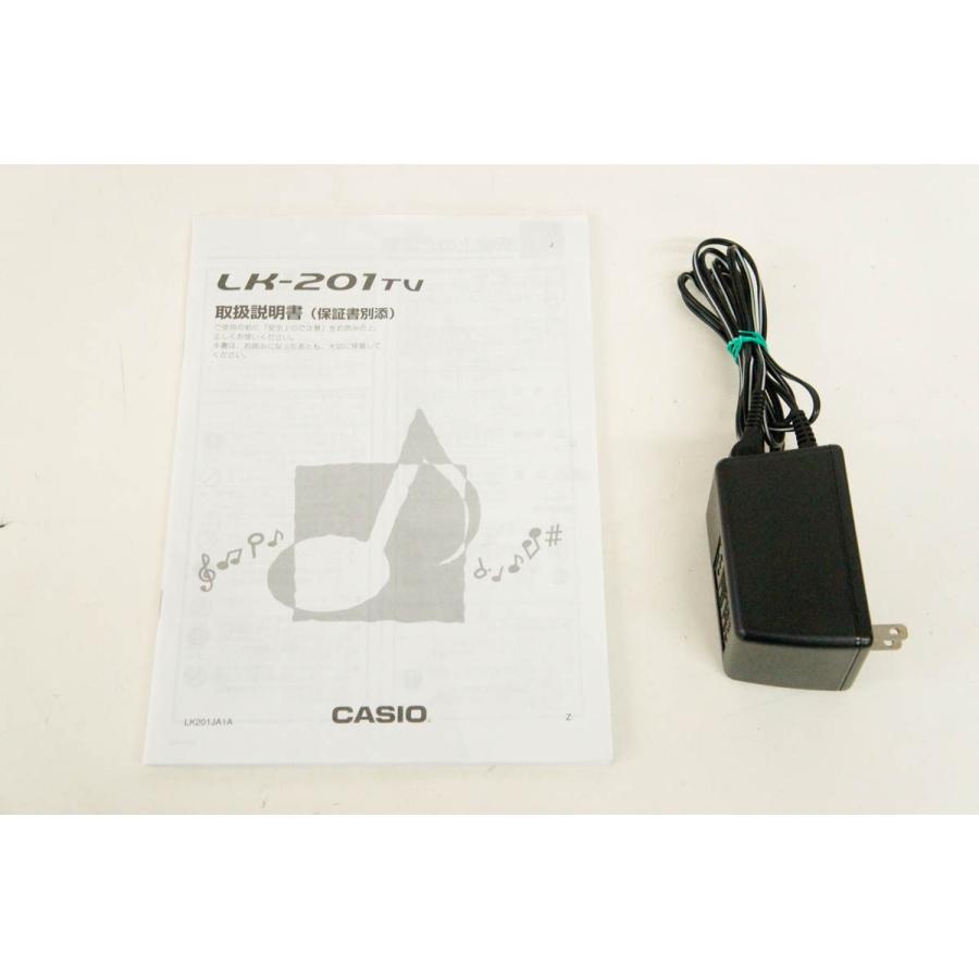 中古 CASIOカシオ 光ナビゲーションキーボード LK-201TV 電子 