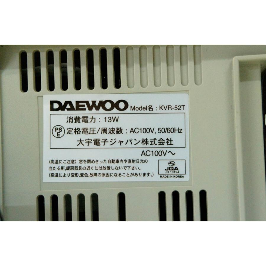 (DAEWOO製ビデオデッキＫＶＲ－５２Ｔ DAEWOO VHSビデオデッキ KVR-52T - メルカリ