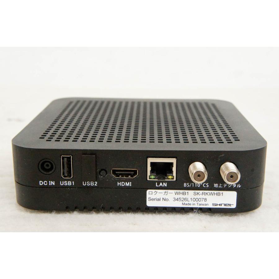 中古 Sknet HDDレコーダー ロクーガー SK-RKWHB1 1TB  2番組同時録画の画像