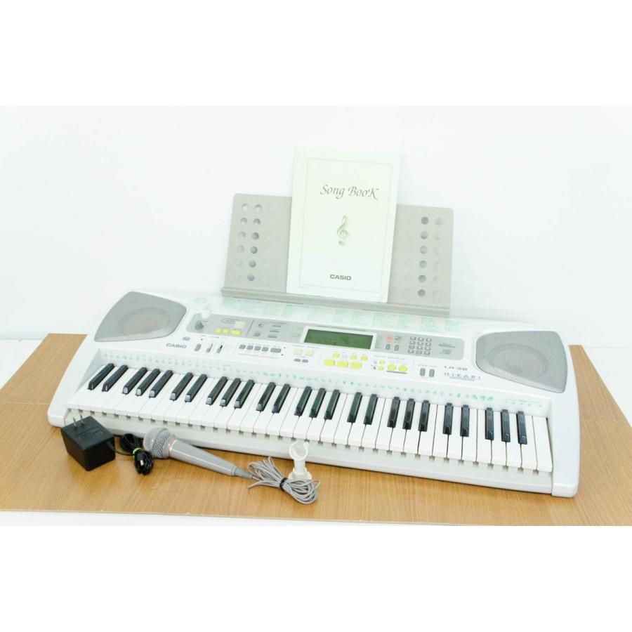 CASIOカシオ 光ナビゲーションキーボード LK-58 電子キーボード 61鍵 