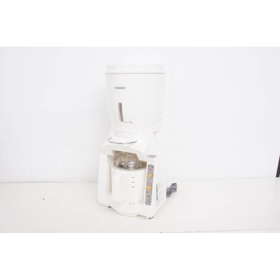 中古 TWINBIRDツインバード 米びつ付精米器 精米御膳MR-E800W