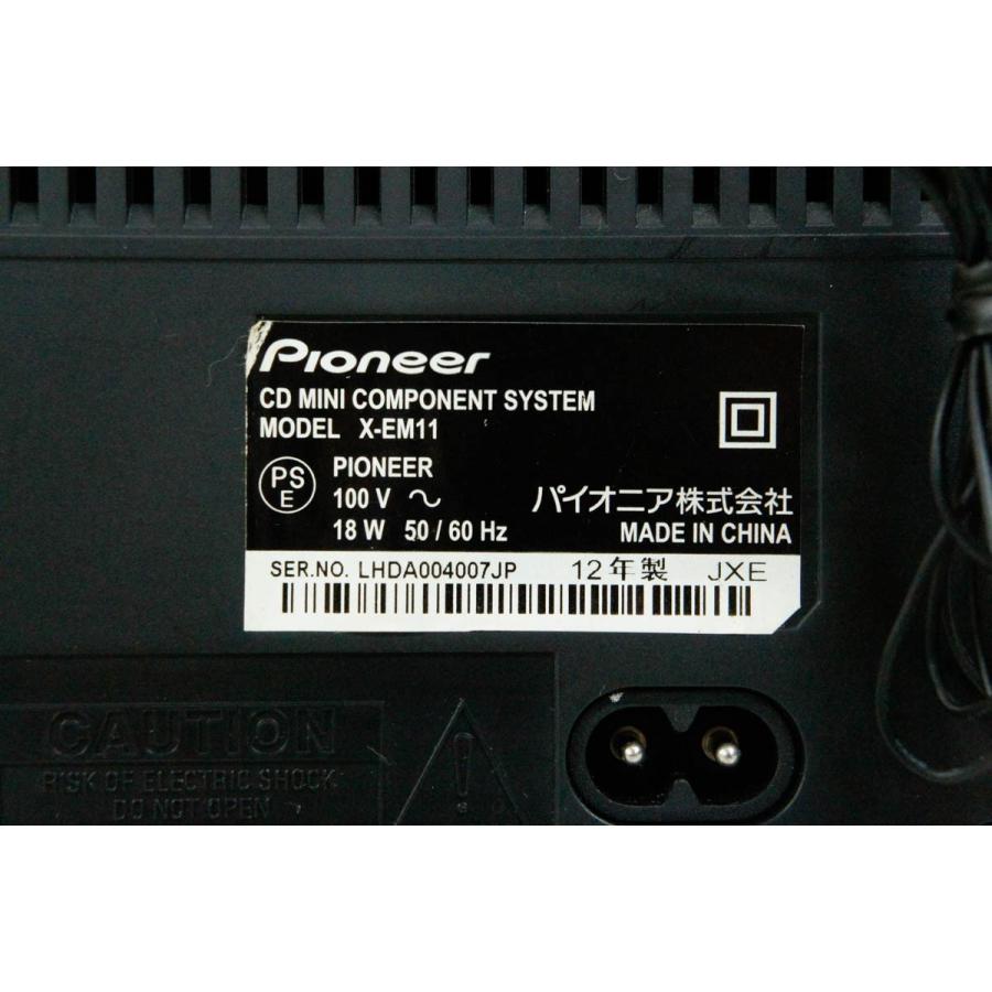 中古 パイオニアPioneer CDミニコンポーネントシステム X-EM11  