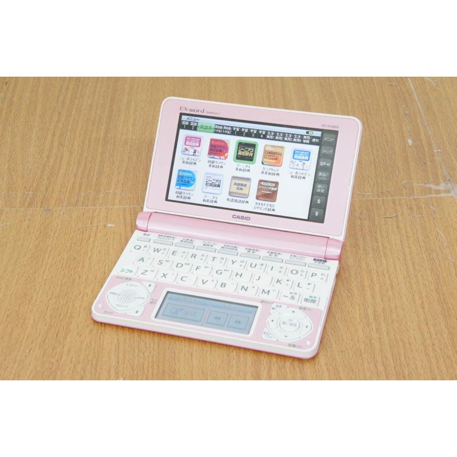 中古 Casioカシオ Ex Wordエクスワード 電子辞書 Xd N3850 140コンテンツ収録電子辞書 中学生モデル ピンク D エスネットショップ ヤフー店 通販 Yahoo ショッピング
