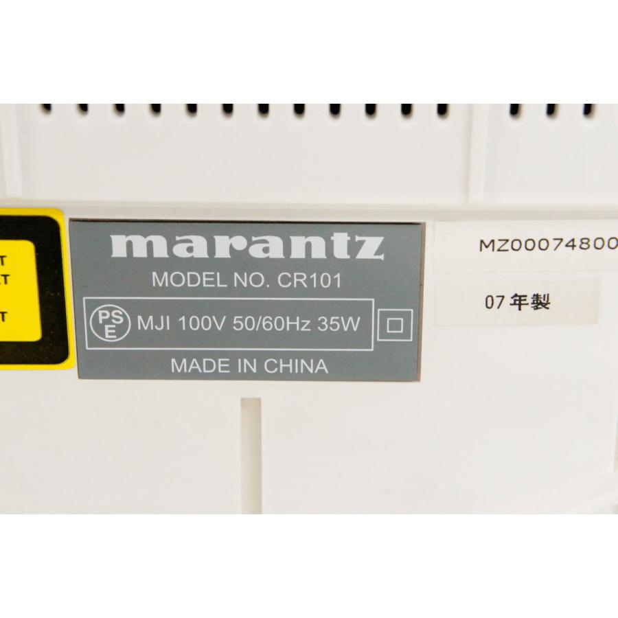 中古 marantzマランツ パーソナルCDシステム CR101 ホワイト 中古 marantzマランツ パーソナルCDシステム CR101 ホワイト