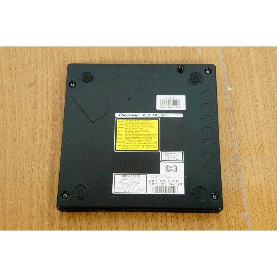 中古 Pioneerパイオニア USB3.0対応 ポータブルBDドライブ BDR-AD07BK