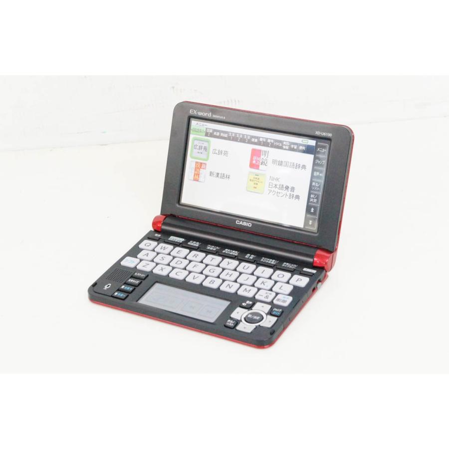 中古 CASIOカシオ EX-wordエクスワード 電子辞書 XD-U6100 110 中古 CASIOカシオ EX-wordエクスワード 電子辞書 XD-U6100 110
