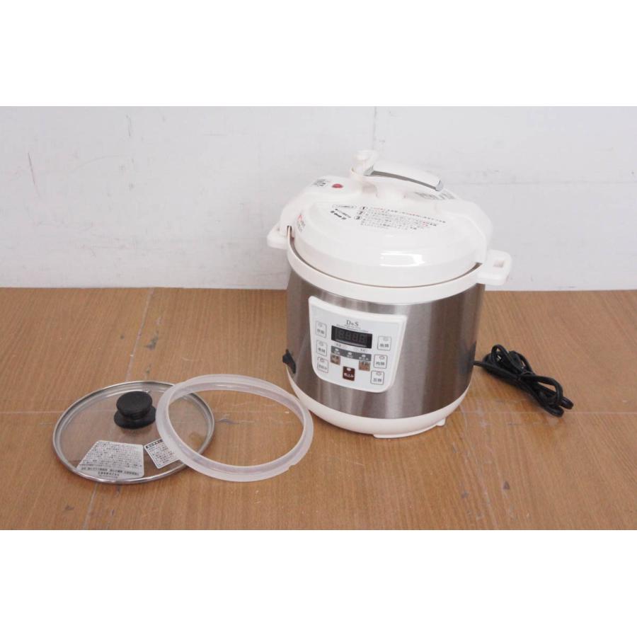中古 D&S 家庭用マイコン電気圧力鍋 STL-EC30 2.5L 炊飯器にも : エス