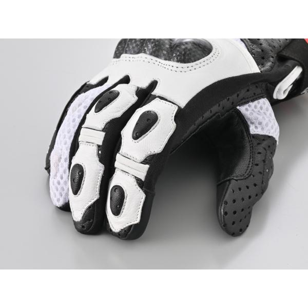 DAYTONA（デイトナ） 15965 DAYTONA HBG-053 スポーツメッシュグローブ ブラック/ホワイト/XLサイズ : グリーン ...