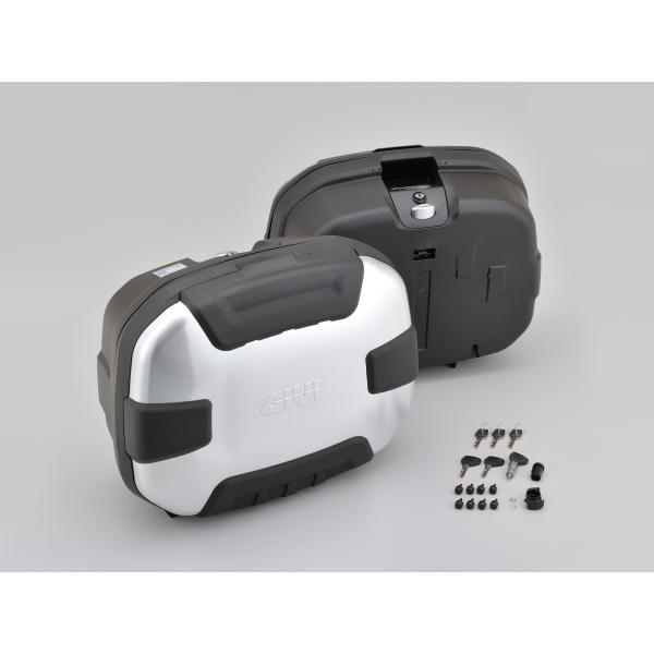 18951 DAYTONA デイトナ GIVI TRK35PACK2 リアボックス サイドケース 兼用 シルバー 左右セット 各35L | GIVI