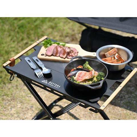 29776 DAYTONA OUTDOOR SUPPLY デイトナ フラットアルミテーブル520 ブラック | DAYTONA OUTDOOR SUPPLY | 05