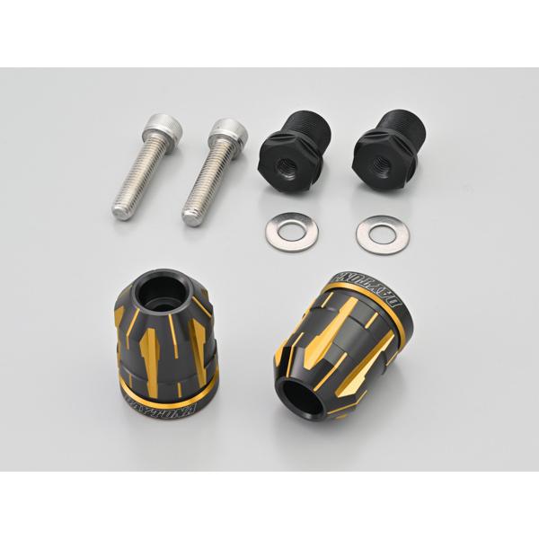 42545 DAYTONA デイトナ PREMIUM ZONE ハンドルバーエンドプラグ TECHNO ゴールド | DAYTONA（バイク用品）