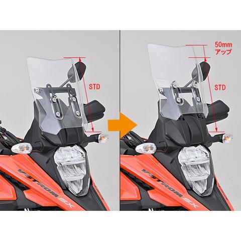 専用品 DAYTONA（デイトナ） 42902 DAYTONA スクリーンオフセットブラケット V