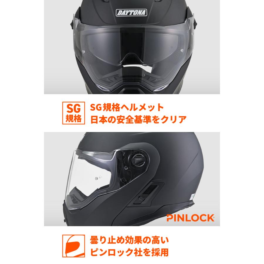 46530 DAYTONA デイトナ DN-004LT マットブラック Sサイズ デイトナオリジナルヘルメット | DAYTONA（バイク用品） | 04