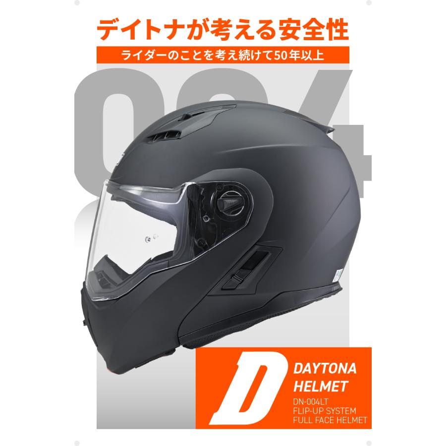 46534 DAYTONA デイトナ DN-004LT マットブラック Mサイズ デイトナオリジナルヘルメット | DAYTONA（バイク用品） | 02