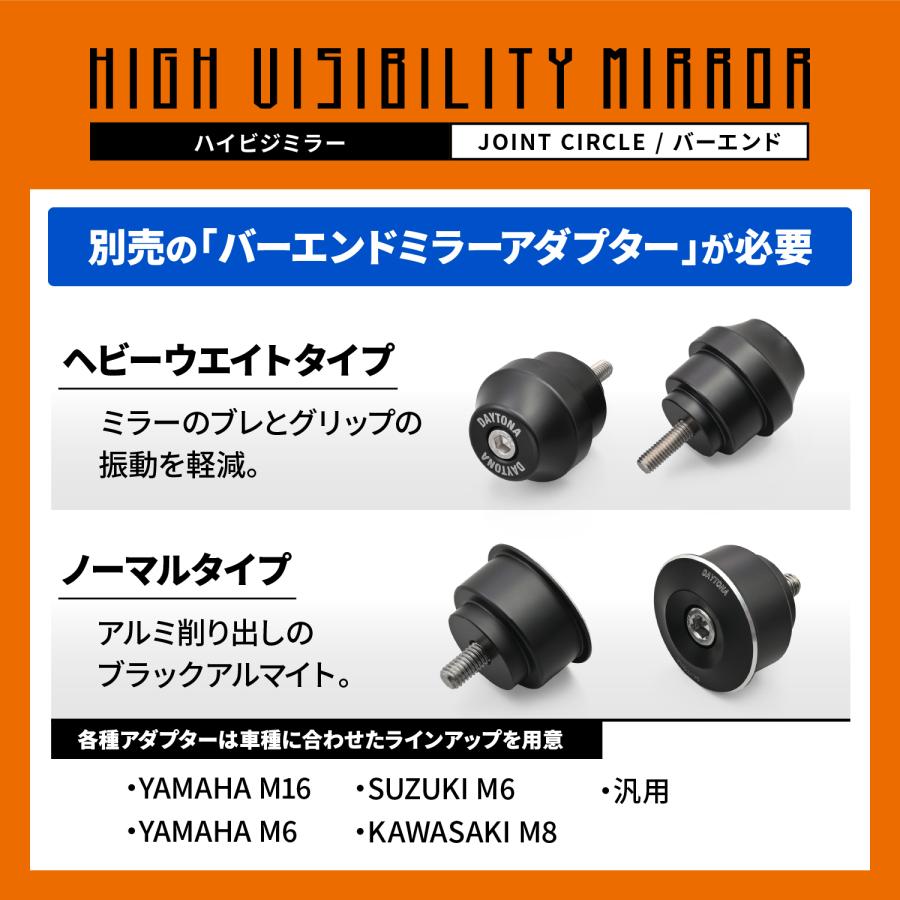 DAYTONA（バイク用品） 47889 DAYTONA デイトナ ハイビジミラー