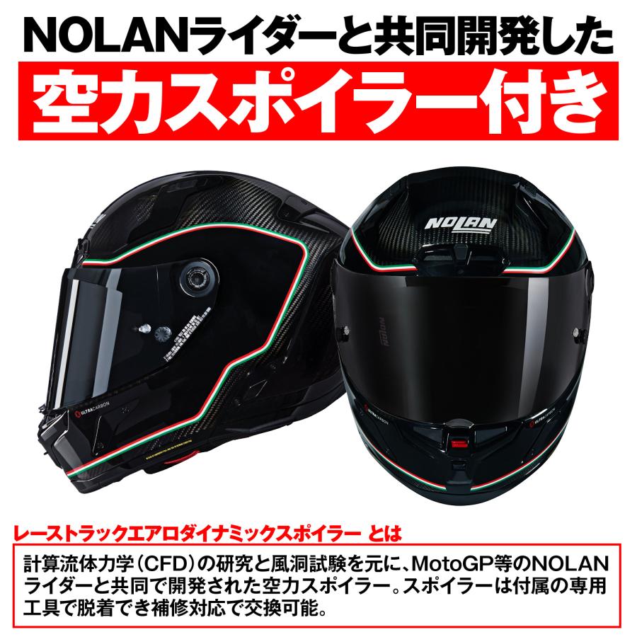 49830 DAYTONA デイトナ NOLAN X-804RS ULTRA CARBON ASSO DI PICCHE SPADEA BLACK/341 Lサイズ | NOLAN | 05
