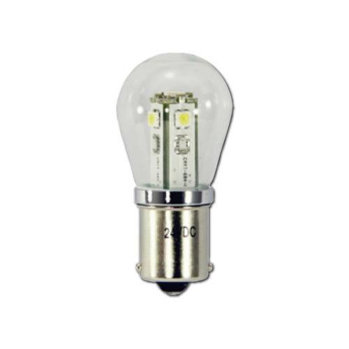 528754 ジェットイノウエ LED S-25 電球タイプソケット式バルブ BA15S DC24V専用 21W球 ホワイト 1個入り JETINOUE | ジェットイノウエ