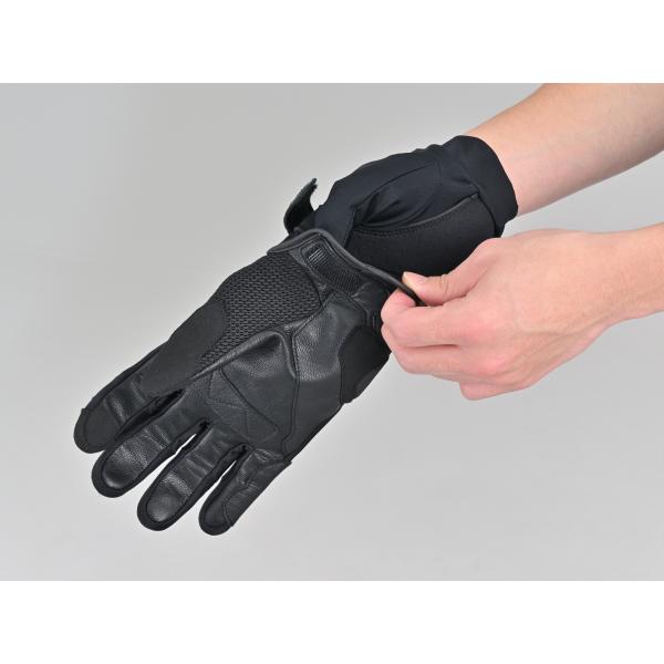 60831 DAYTONA デイトナ DI-011 クイックドライクールインナーグローブ Lフリーサイズ ブラック | DAYTONA（バイク用品） | 04