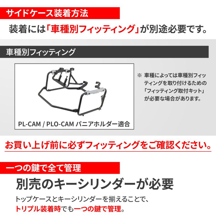 【確認】 GIVI（ジビ） 61288 DAYTONA デイトナ GIVI OBKEV48BL アルミサイド