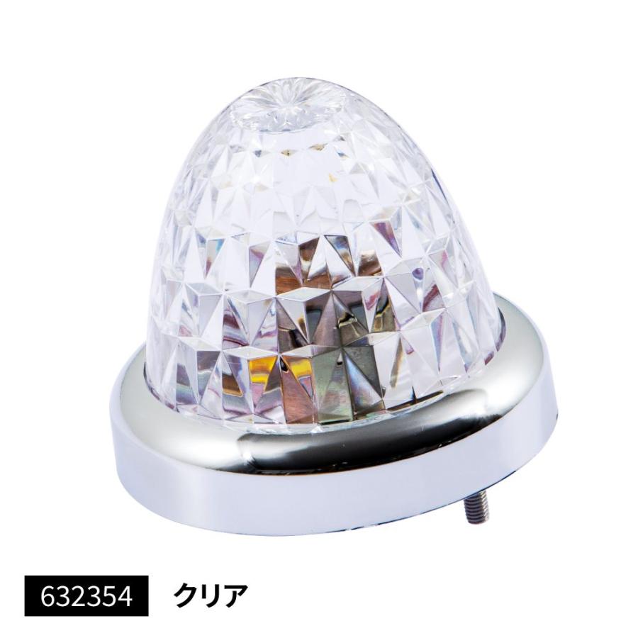 632358 ジェットイノウエ バスマーカーランプ G-1型 メッキリング アンバー 1個入り JETINOUE | ジェットイノウエ | 04