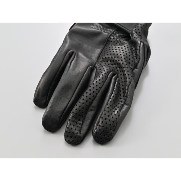 65792 DAYTONA デイトナ DG-038 ピケ縫いパンチンググローブ/ブラック/XLサイズ | DAYTONA（バイク用品） | 03