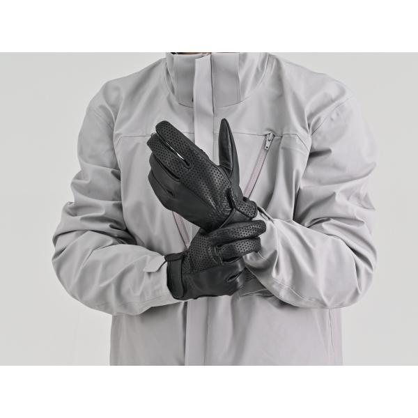 65792 DAYTONA デイトナ DG-038 ピケ縫いパンチンググローブ/ブラック/XLサイズ | DAYTONA（バイク用品） | 07