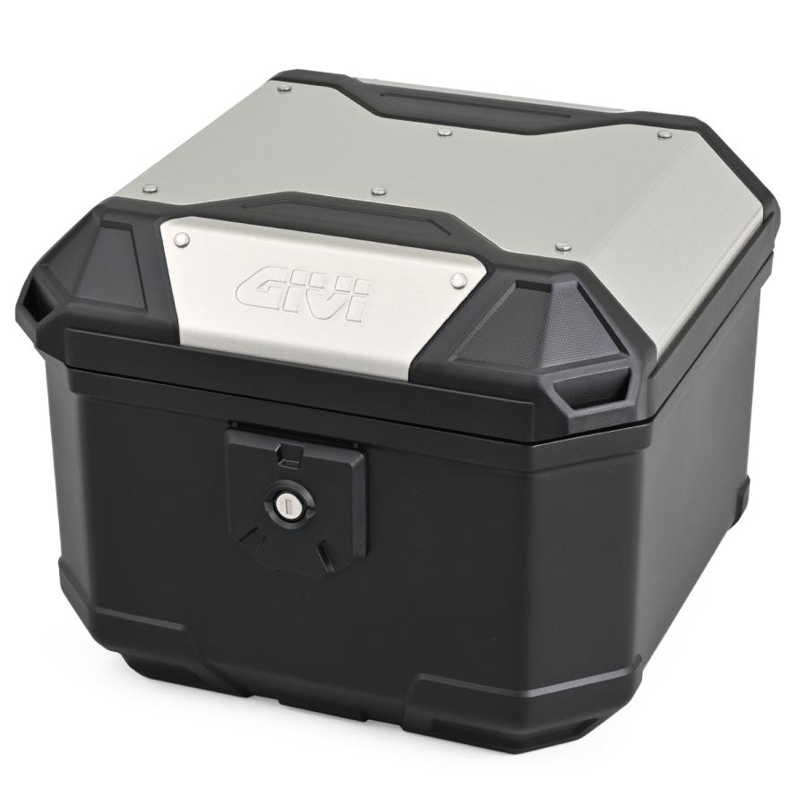 65817 DAYTONA デイトナ GIVI U37AD+ ULTIMO 未塗装ブラック 37L アルミトップパネル モノロックケース | GIVI
