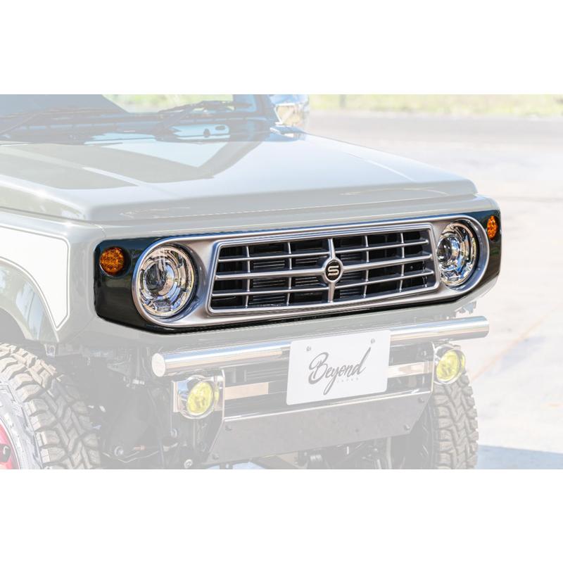 BEYOND ビヨンド フェイスグリル Su11[ABS][未塗装][素地ブラック