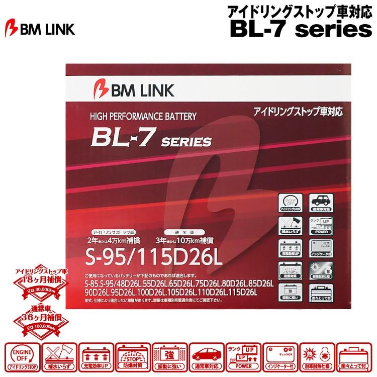 ビーエムリンク BM LINK BL-7シリーズ【S-95/115D26L】アイドリング 