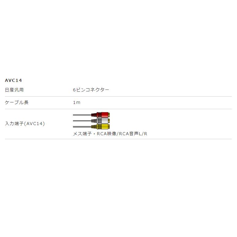 BeatーSonic（ビートソニック） 映像入力アダプター AVC14 ニッサン