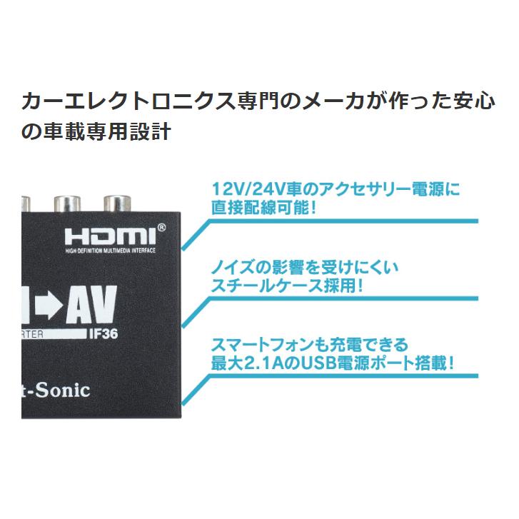 ビートソニック AVX04+IF36+MA01A トヨタ カローラ R01/09-R04/10 映像入力アダプター android/iPhone15 ミラーリングセット Beat-Sonic｜snet｜08