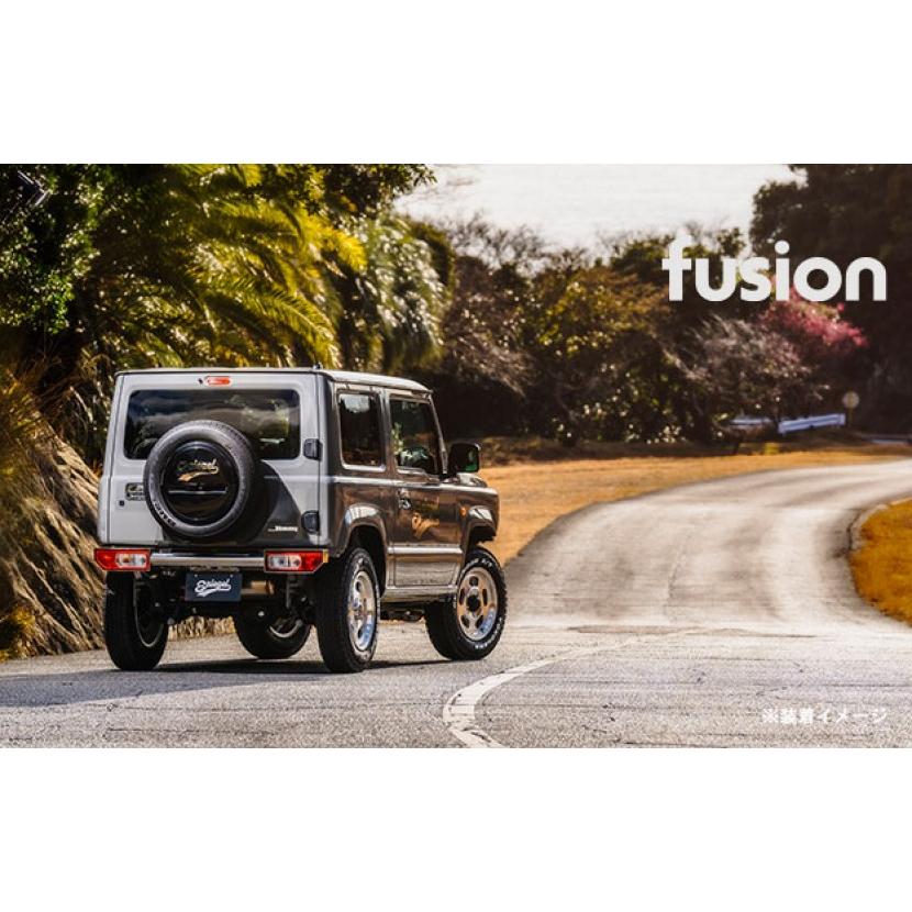 シュピーゲル 【メーカー欠品中 次回入荷未定】Spiegel fusion リア fusion リアバンパー ブラックスズキ ジムニー JB64W